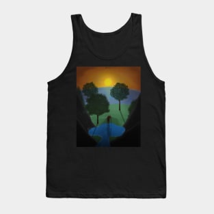 Sunset drawing Tank Top